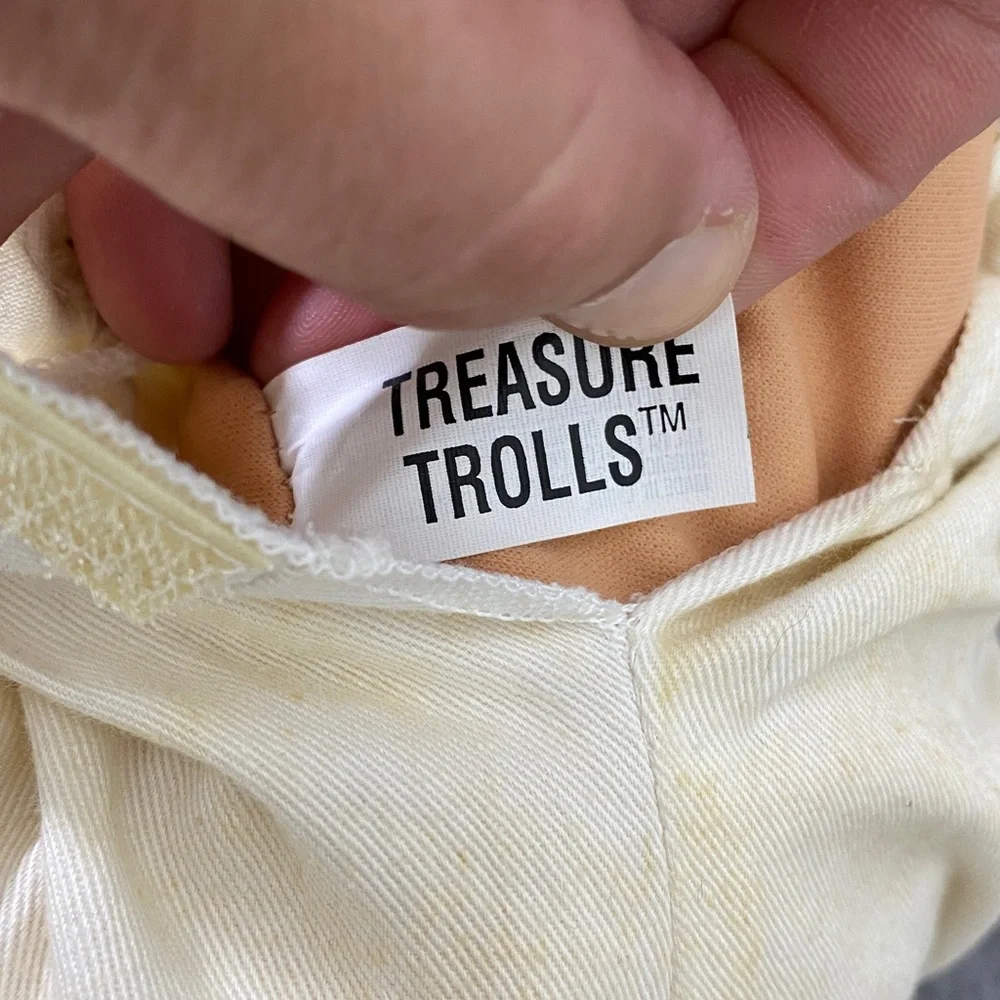Vintage 80s 1991 Treasure Trolls Troll‎ Doll Pink Hair Haunted Look Sailor Girl